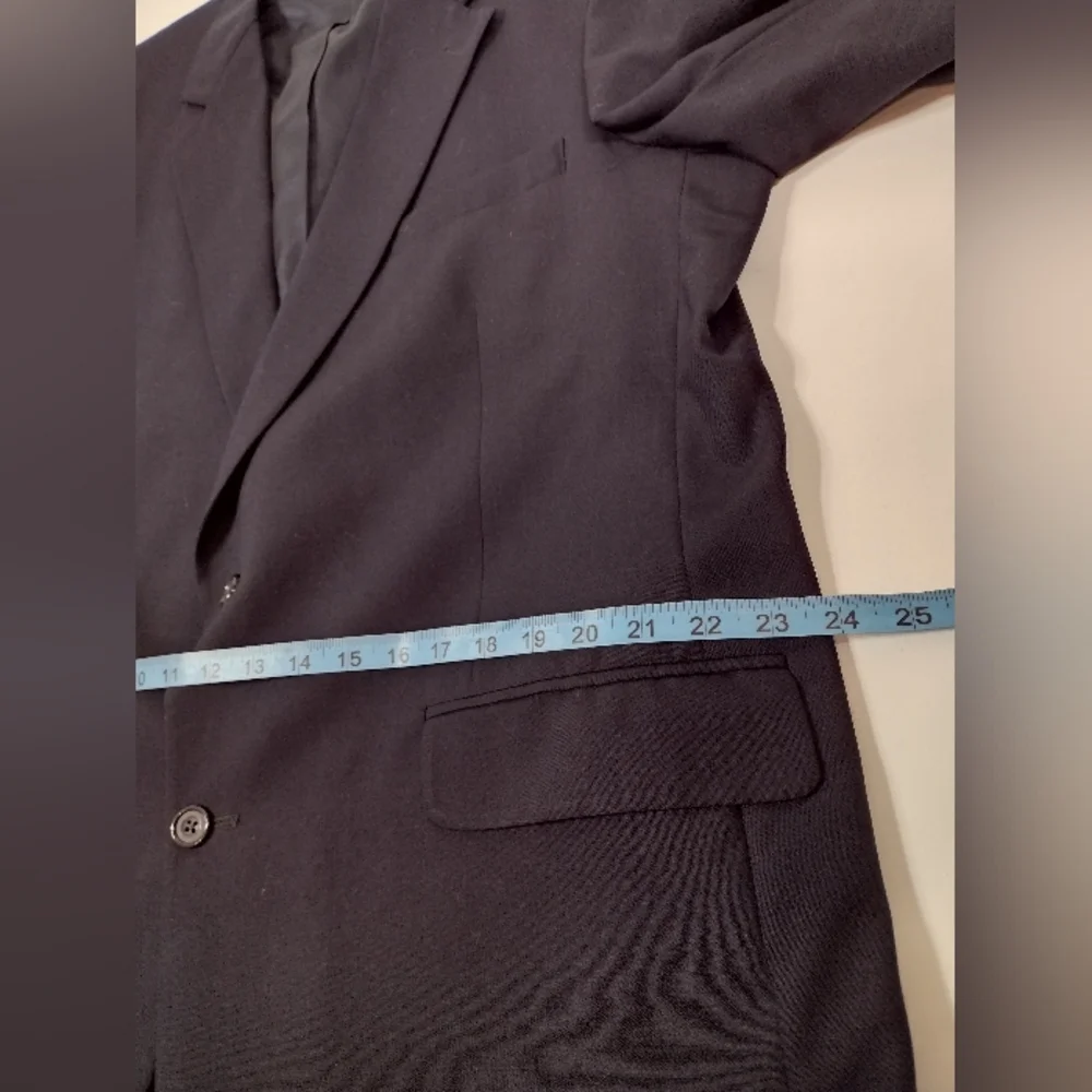 Esquire Neckwear Navy Men's Blazer Size (46.L)